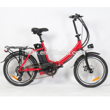 20&#39;&#39; Legierungsrahmen Mode Pedal unterstützte Chopper Bike Klapp Elektrofahrräder Chopper Bikes